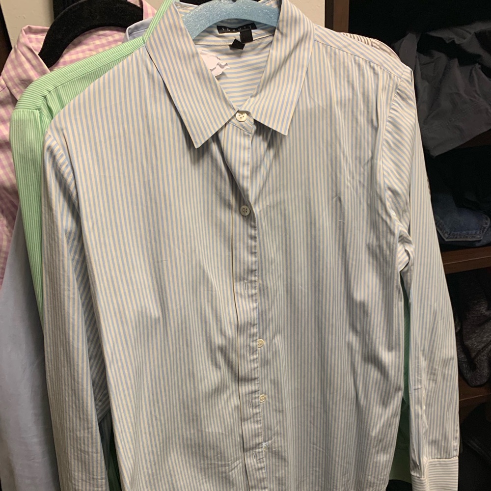 Theory women’s button down shirt